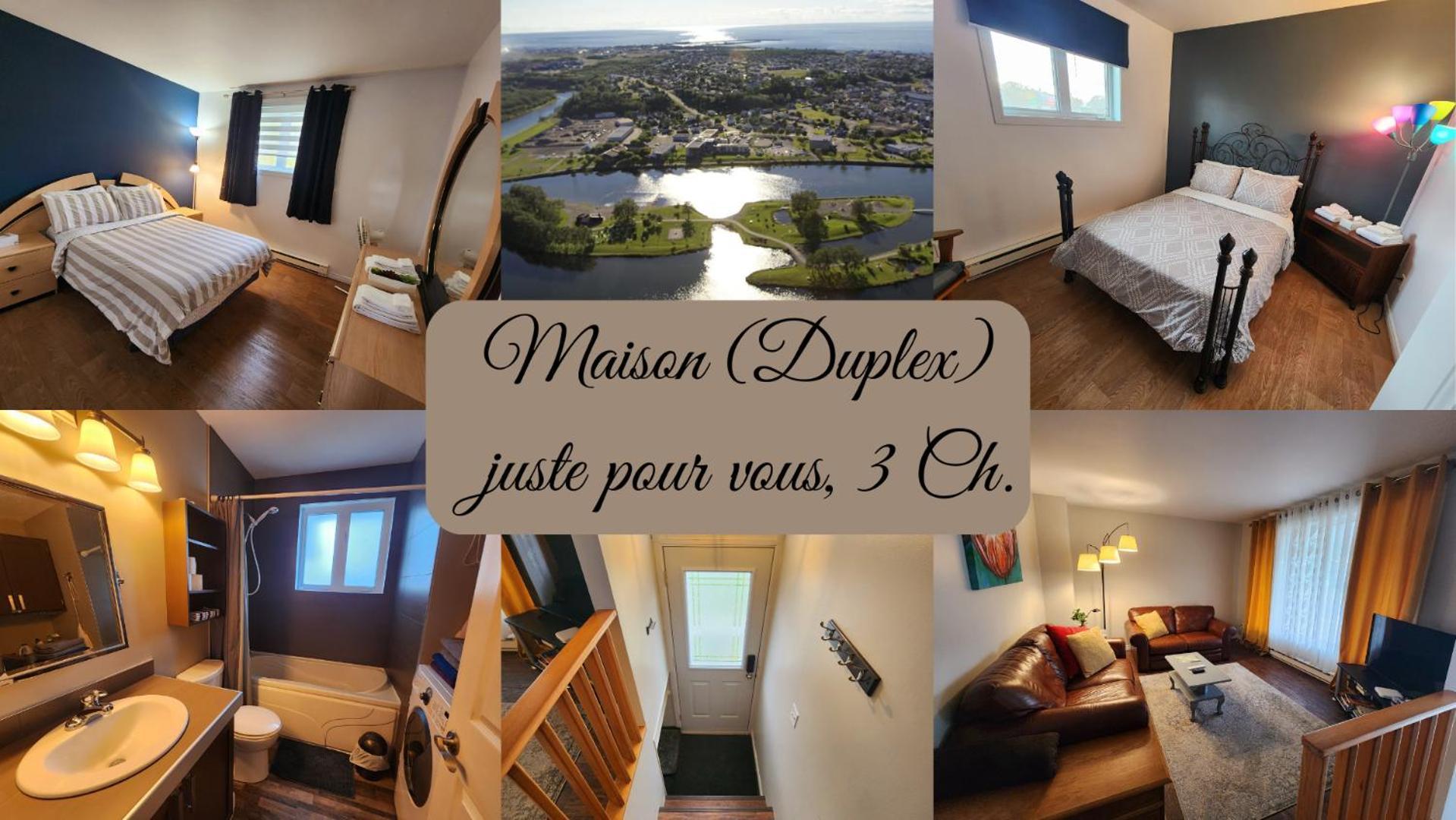 Maison St-Raymond Duplex Matane Bagian luar foto